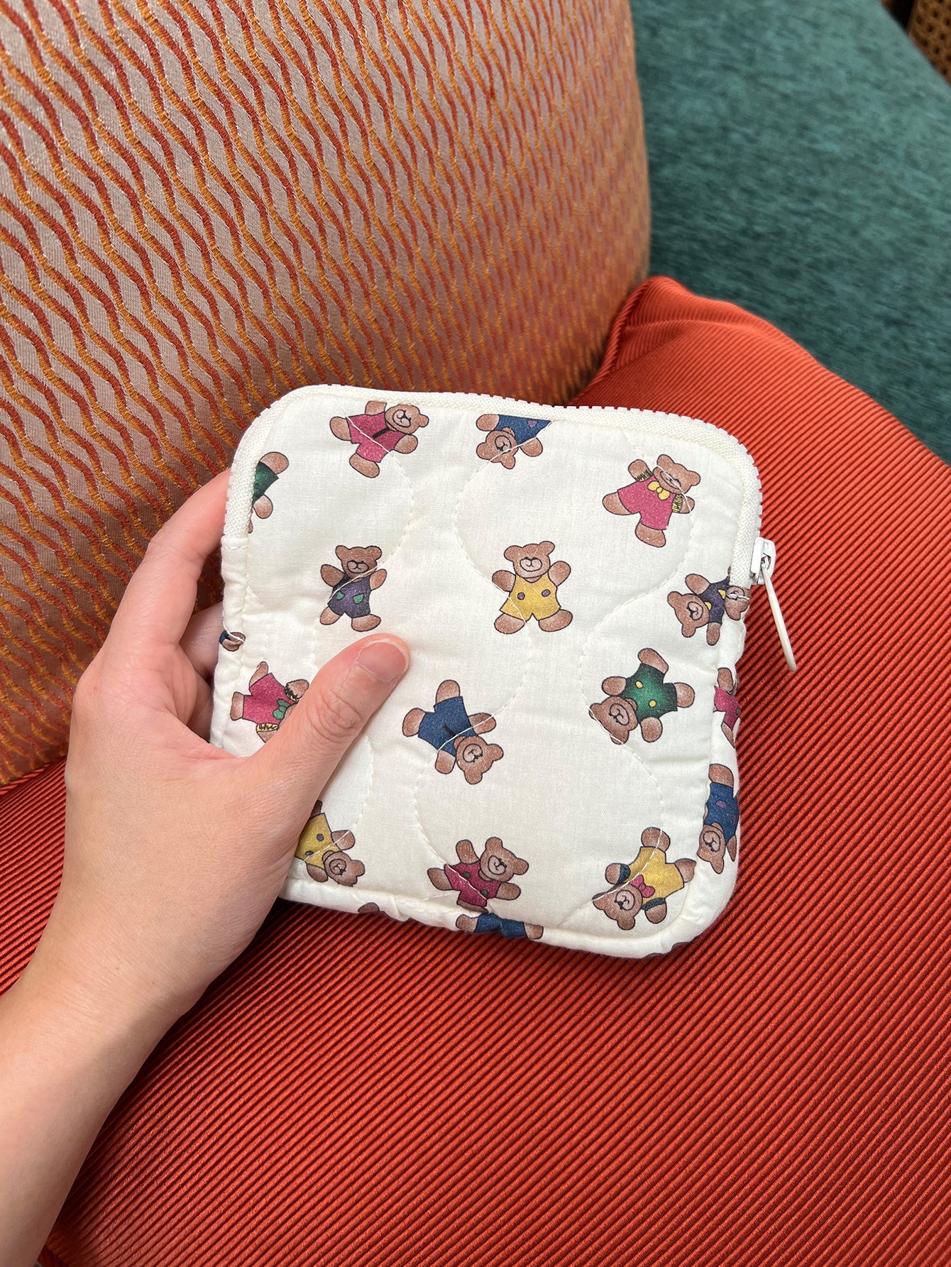 ポーチ 可愛い サニタリーポーチ 生理用品 ポーチ レディース 小さめ 薄型 スクエア 収納ポーチ 小物入れ メイクポーチ 漫画 旅行収納 小型 携帯用 化粧ポーチ